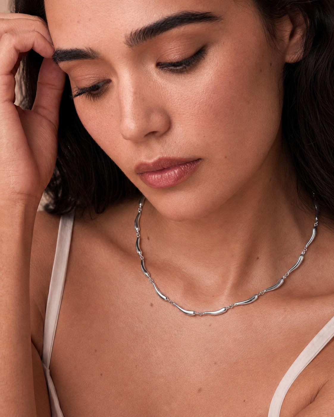 Picante Necklace - Silver